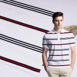 Breathable And Wear-Resistant And High Quality Striped Knit Fabric For Polo Shirt for sale