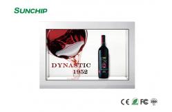 China Thin Publish Brightness Network Transparent Lcd Showcase Advertising Display supplier