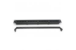 China 24 Port UTP Server Patch Panel , T568A / T568B Cat 5E Patch Panels supplier