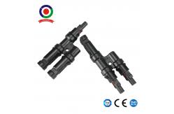 China Male To Female T2 Branch 2 To 1 Solar PV Connectors supplier