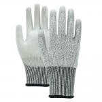 Custom Logo PU Safety Gloves Cut Protection Industrial Work Gloves Anti Cut for sale