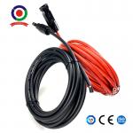10FT Black + Red 12AWG 4mm 6KV Solar Panel Extension Cable for sale