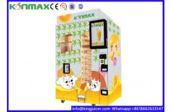 China Credit Card Currency Auto Industrial Fruit Juice Dispenser Machine With Cleaning System supplier