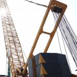 Construction Crawler Crane 220tons  For Mining Field / Hydraulic Lattice Crawler Crane for sale