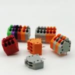 2.5mm 3.5mm Screwless Terminal Block Connector PCB Spring Terminal Blocks for sale