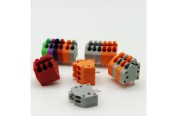 China 2.5mm 3.5mm Screwless Terminal Block Connector PCB Spring Terminal Blocks supplier