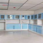 Cold Rolled Steel Hospital Laboratory Furniture Cabinets Anti Corrosion Wall Mounted for sale