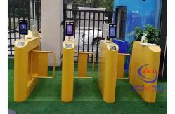 China High Safety Optical Turnstiles Face Recognition Access Control Swing Barrier Gate supplier