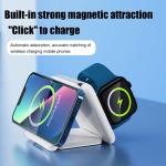 3 In 1 Magnetic Travel Wireless Charging Station Multiple Device for sale