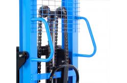 China Hand Operated Hydraulic Stacker 1ton supplier