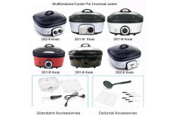 China Roast Multi Purpose Cooker Easy To Clean Non Stick Pot Knob Switch Control supplier