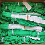 Green Polyester Endless Round Sling Vertical 6000 LBS 5-1 DESIGN FACTOR for sale