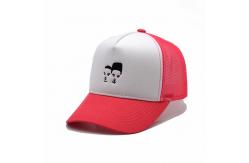 China Polyester Foam Front 5 Panel Trucker Hat High Crown Mesh Back supplier