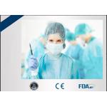 Fluid Resistant Disposable Protective Gowns , PE Coated Sterile Surgical Gowns for sale