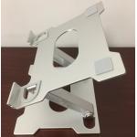 Anodizing 3.0mm Laptop Cooling Stand Silver Aluminum Foldable Tablet Holder
