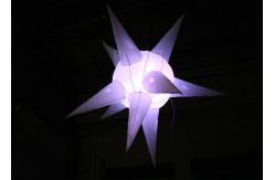 China Exquisite Led Inflatable Star 190 T White Polyester CE / UL Approved supplier