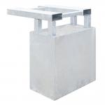 1 Tonne Waste Bin Compactor Forklift Attachment Hot Dipped Galvanized Coating for sale