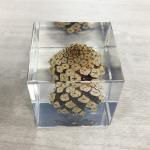 Factory Cheap Paperweights Custom Artwork Craft Clear Acrylic Block Crafts Acrylic Resin Crystal Paper Weight for sale