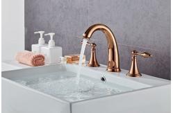 China Under Counter ODM Double Handle Wash Basin Mixer supplier