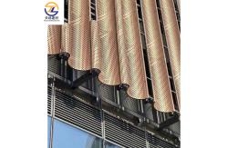 China Sleek Aluminum Window Grilles C Shaped Strip Ceiling Exterior Aluminium Cladding Panels supplier