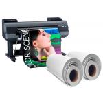 Micro Porous RC Luster Waterproof Photo Paper For Wide Format Inkjet Printing for sale