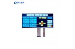 China Custom Poly Membrane Switch Keyboard Polyester EBG180 Metal Domes supplier