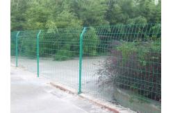 China 2×1 Vinyl Coated Welded Wire Mesh Green Impregnated Road Protection Net supplier