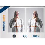 EN 14126 PPE Disposable Protective Coveralls With Knitted Cuff for sale