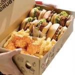 Eco-Friendly Customized Hamburger Box Biodegradable Paper Cardboard Fast Food Box for sale