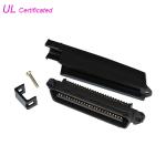 90 Degree Black PPO Male Plug Champ Multi Pin Connector For RJ21 Cable for sale
