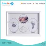Wooden Baby Clay Frame Customized New Style Baby Photo Frame for sale