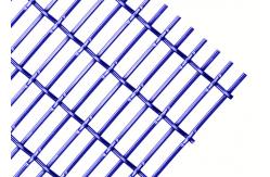China Decoration Stainless Steel Architecture Ceiling Mesh With Rectangular Hole supplier