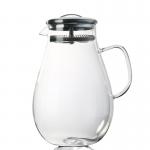 64oz Modern Water Carafe With Cup For Beverage / Fruit Infused Water Eco Friendly for sale