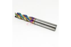 China 10mm 3/8 Aluminum End Mill Hss Roughing With 3 Flute DLC Coating supplier