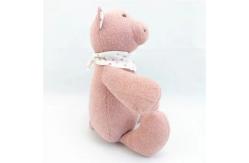 China Soft Piggy Loveable Pink Huggable Plush Toys PP Cotton Stuffed Sitting Animal Children Toy supplier