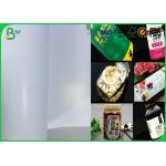 Roll Packing Gloss Couche Paper 100% Virgin Wood Pulp For Making Label  / Wine Label for sale