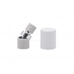 Cylinder Aluminum Perfume Bottle Caps For Fea15 Spray Pump Cosmetic White for sale