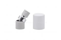 China Crimp Perfume Sprayer Pump With White Actuator Cosmetic Aluminum With Collar supplier