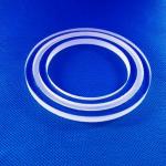 High Durability Quartz Tube Heating Element / Clear Vertical Tube Flange for sale