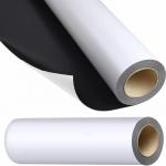 Black 10x24 Magnetic Car Door Signs Flexible Magnetic Material for sale