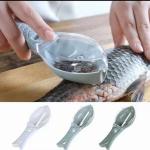 Practical Fish Scale Planer With Lid Brush Manual Tool Kitchen Gadgets Tools for sale
