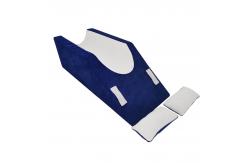 China Velvet Fabric Wedge Foam Pillow Leg Elevator Cushion With Washable Cover supplier