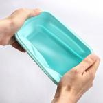 4pcs Collapsible Silicone Food Storage Containers With Lid