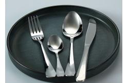 China anti rust Silver Plated Stainless Steel Cutlery Set 72pcs supplier