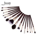 Jessup 15Pcs Zinfandel Makeup Brushes Set Private Label Makeup Brush Cosmetic Brush Producer T282 for sale