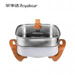 6L Electric Steamboat Hot Pot Cooker Cooking Ware With Steamer for sale