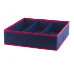 14.17x14.17x3.93 3 Cell Foldable Drawer Organizer for sale