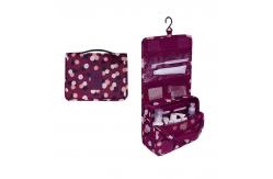 China Custom Waterproof Folding Large Capacity Toiletry Hanging Makeup Bag supplier
