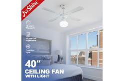 China DC Modern Traditional Ceiling Fan Pull Chain Switch 4 MDF Blades supplier