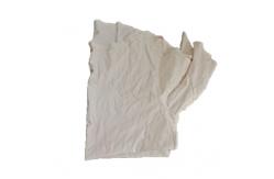 China Recycled White T Shirt Industrial Cotton Rags supplier